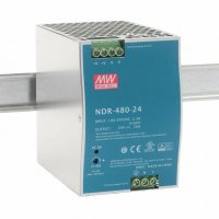 Блок живлення на DIN-рейку Mean Well 480W 20A 24V IP20 NDR-480-24