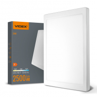 LED cветильник Videx DL6S 24W 3000-4000-6500K  встраиваемый квадрат VL-DL6S-24CW