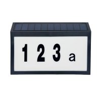 LED светильник уличный Goldlux Numero на солнечной батарее 6000К IP44 329493