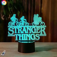 3D светильник "Stranger things" с пультом+адаптер+батарейки (3ААА) 567679879