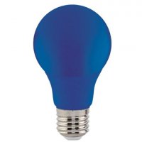 LED лампа Horoz синяя А60 3W E27 001-017-0003-011