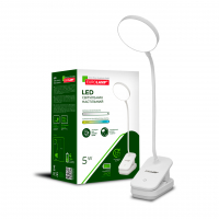 Настольная LED лампа аккумуляторная Eurolamp 5W 2400mAh 2800-6500К белая LED-TLB-5W(P)