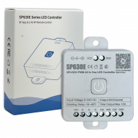 Контроллер универсальный Prolum RGB 12в1 Bluetooth SPI+5ch SP630e 12А 12-24V 402051