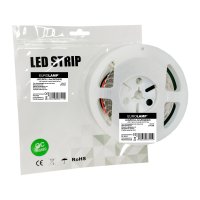 LED стрічка Eurolamp SMD5050 60шт/м 12W/м IP20 24V RGB LED/ROLL-5m/RGB(60)
