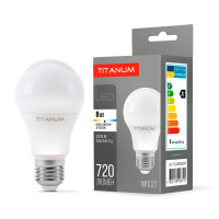 LED лампа Titanum A60 8W E27 4100K TLA6008274