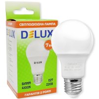 Світлодіодна лампа DELUX BL60 7W E27 4100K 90012419