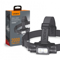 Налобный светодиодный аккумуляторный LED фонарь Videx 2000Lm 5000K IP65 VLF-H066A
