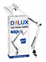 Настольная лампа DELUX TF-06 E27 белый 90012370