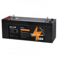 Акумулятор Delux LiFePO4 літій залізо фосфатний 25.6В 300 Аг 90023751