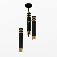 Светильник PikArt Level lamp V3 black&brass GU10 5021