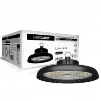 LED светильник EUROLAMP индустриальный UFO 240W 5000K IP65 LED-UFO-240/50