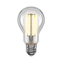 Світлодіодна LED лампа Velmax V-FILAMENT-A60 2W E27 2500K 21-40-05