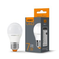 LED лампа Videx G45e 7W E27 3000K VL-G45e-07273