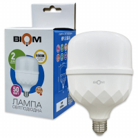 LED лампа Biom 50W E27 6500К T120 HP-2-50-6