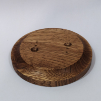 Подрозетник Одинарный Retro-R деревянный Дуб темный CSO.R1.oak03