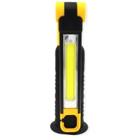 Портативный LED ручной раскладной фонарик Tiross 3 Вт COB LED желтый TS-1846