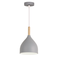 Подвесной светильник Velmax V-CL-VIVI-Gr-Wh E27 23-10-50