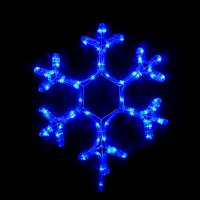 Led гірлянда DELUX Motif Snowflake 102шт 0,4 синій 90012962