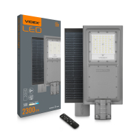 LED світильник вуличний на сонячній батареї автономний VIDEX 64W 5000K VL-SLSO-082-S