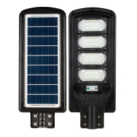 LED світильник вуличний на сонячній батареї Horoz GRAND-200 200W 6400K з датчиком руху 074-009-0200-20