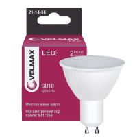 LED лампа Velmax V-MR16 6W GU10 4100K 21-14-66 LED лампа Velmax V-MR16 6W GU10 4100K 21-14-66