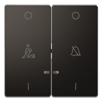 Клавіша 2-а D-Life LED дзвінок/покоївка «Антрацит» MTN3429-6034
