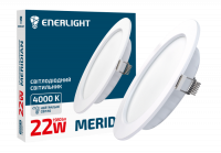 LED светильник Enerlight MERIDIAN круглый 22W 4000K MERIDIAN22SMD80N