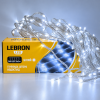 LED гирлянда Lebron штора водопад 3x2м 240LED 220В белая 15-18-86