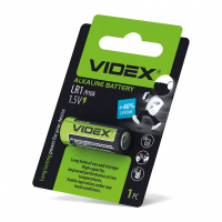 Батарейки щелочные Videx LR1 1pc BLISTER LR1 1B