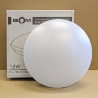 LED светильник накладной Biom 18W 6200К круг DL-R401-18-6 22081