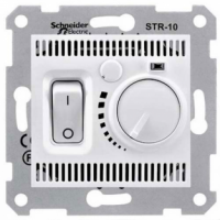 Термостат для электронагрев.приборов Schneider серия Sedna белый SDN6000121
