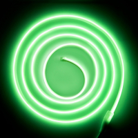 Светодиодный неон LT COB 5х10мм 288шт/м 9W/м зеленый 220V IP67 94110