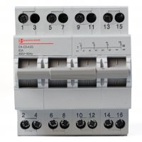 Перекидной выключатель ElectroHouse 4x63А I-0-II EH-CS-4.63
