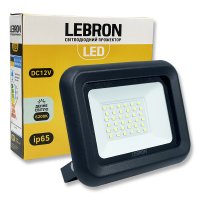 Світлодіодний прожектор Lebron L-LF 20W 6200К IP65 DC12V 17-09-20