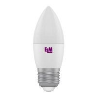 LED лампа ELM С37  6W PA10 E27 4000 18-0050
