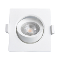 LED светильник Lebron квадрат L-DL-R даунлайт поворотный 7W 4100К 12-09-17-1