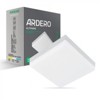 Світлодіодний світильник Ardero AL709ARD 18W 5000K накладний квадрат (80005) 7815