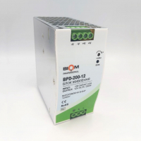 Блок питания Biom на DIN-рейку TH35/ЕС35 200W 16.7A 12V IP20 BPD-200-12 21772
