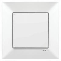 Выключатель Viko Meridian белый (90970001-WH)