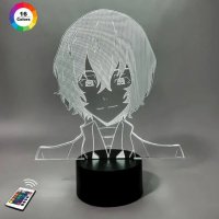 3D светильник "Дазай Осаму" с пультом+адаптер+батарейки (3ААА) 3456789-3D