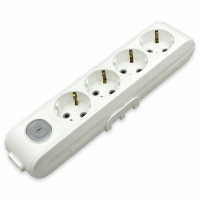 Колодка Viko Multi-let 4 гнезда c заземлением и кнопкой (90118400)