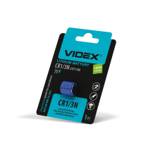 Батарейка літієва Videx CR1/3N 1pc BLISTER(12/240) CR1/3N 1pc