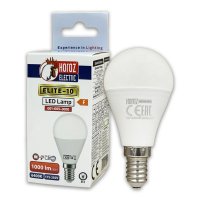 Світлодіодна LED лампа Horoz кулька ELITE-10 10W E14 6400K 001-005-0010-010