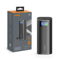 Портативное зарядное устройство (повербанк) Videx 20000mAh 130W +Display VPB-350-G