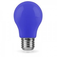 LED Лампа Feron LB375 3W E27 синяя 6501