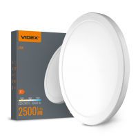 LED cветильник Videx DL6R 24W 3000-4000-6500K  встраиваемый круглый VL-DL6R-24CW