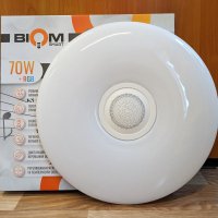 LED світильник Biom Smart 70W SML-R26-70-M-RGB 3000-6000K+RGB з д/у музичний BT APP 21025