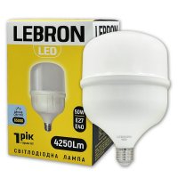 LED лампа Lebron 50W Е27+Е40 6500K L-А138 11-18-27