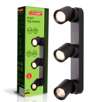 Точковий LED світильник Eurolamp для ламп GU10 30W чорний LH3-LED-GU10(black)new