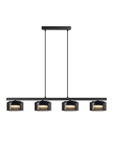 Підвісний світильник Goldlux Ofelia GX53 4x10W 4000K чорний 331304